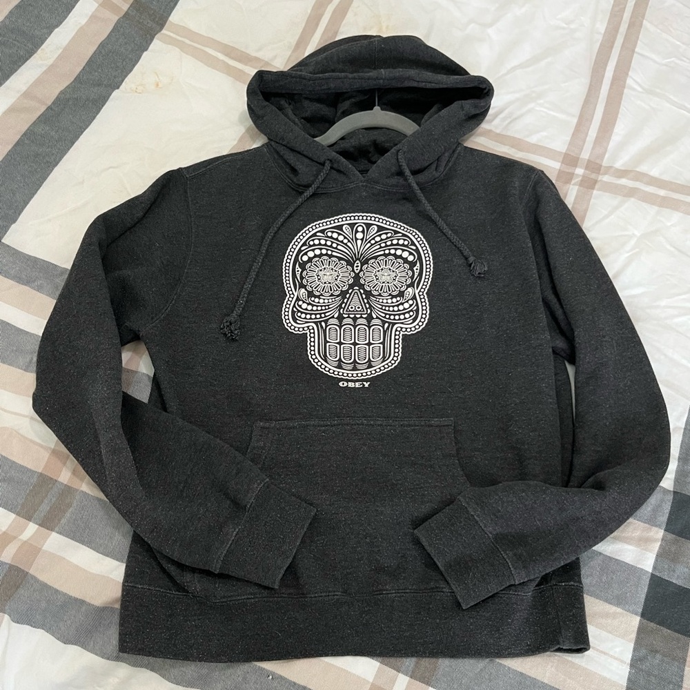 OBEY Glow in the Dark Skull Hoodie
